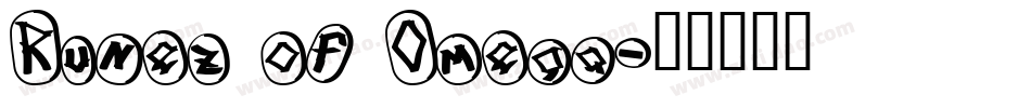 Runez of Omega字体转换